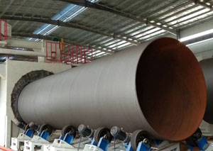 鋼管內外壁拋丸機，鋼管噴砂除銹設備